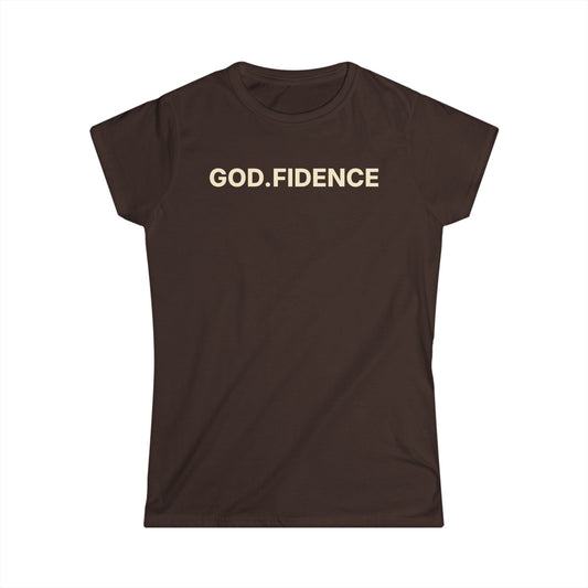 The GOD.FIDENCE™ Women’s Tee — Inspirational Christian T-Shirt