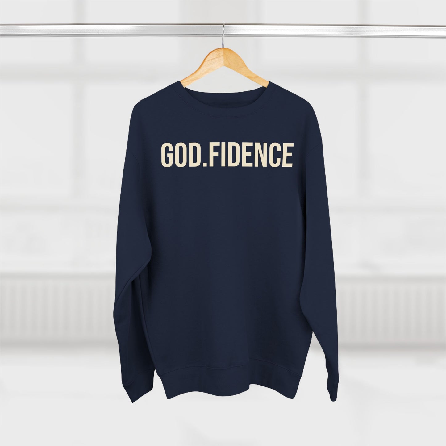 The GOD.FIDENCE™ Unisex Crewneck Sweatshirt