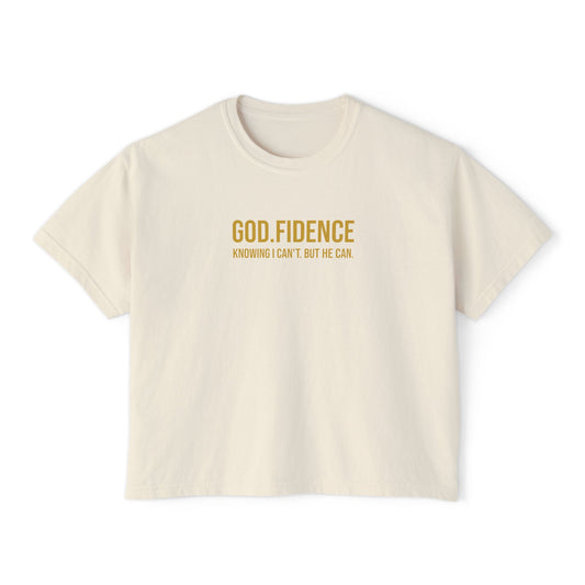 GOD.FIDENCE™ Women's Boxy Tee