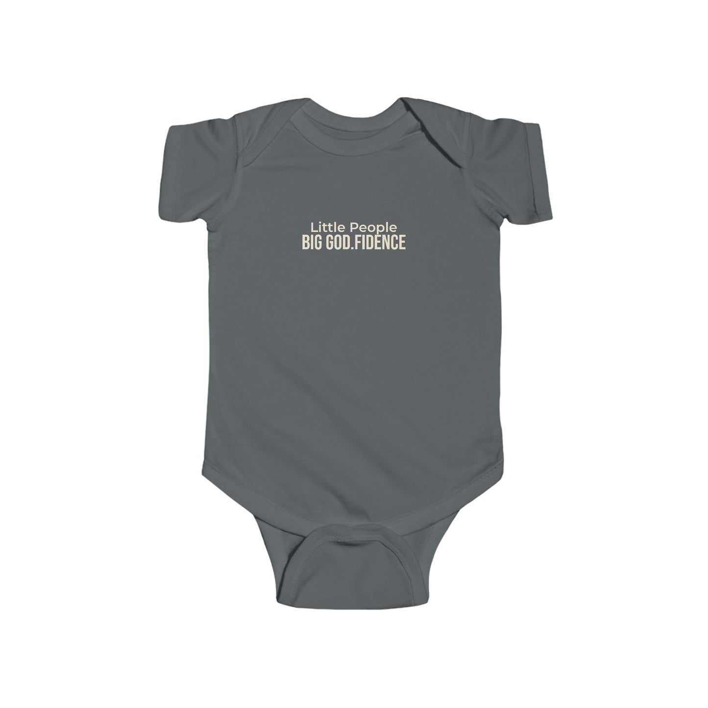 Infant Onesie — "Little People, BIG" GOD.FIDENCE™