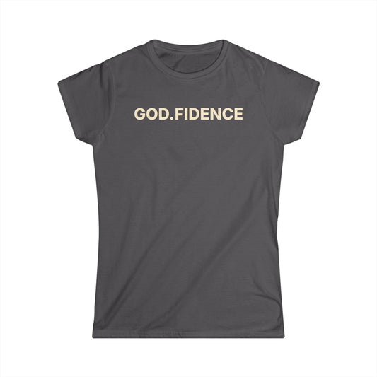 The GOD.FIDENCE™ Women’s Tee — Inspirational Christian T-Shirt