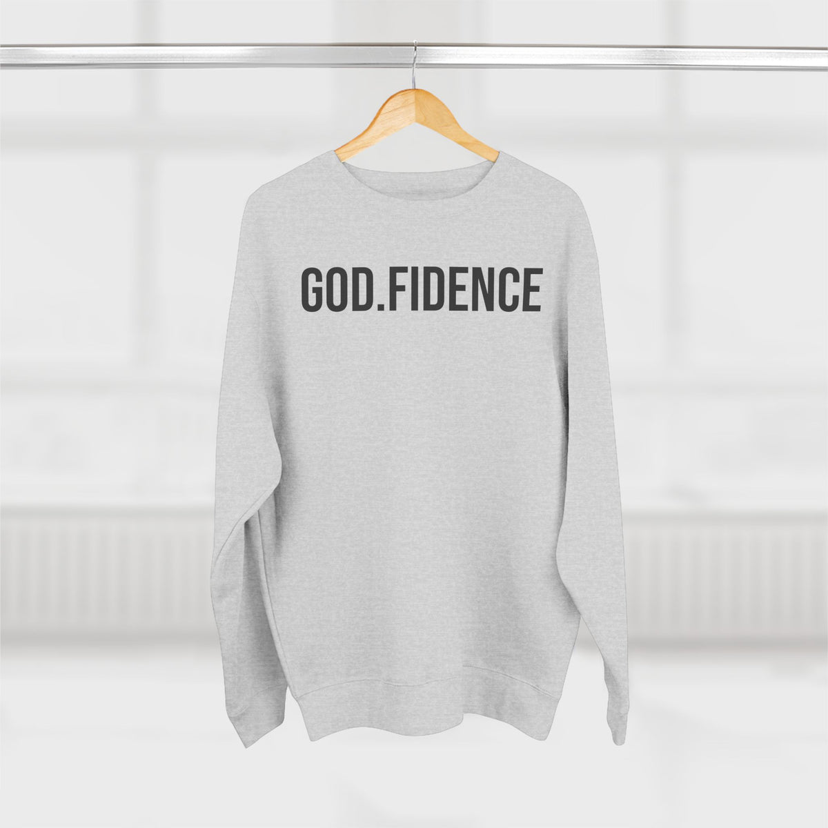 The GOD.FIDENCE™ Unisex Crewneck Sweatshirt