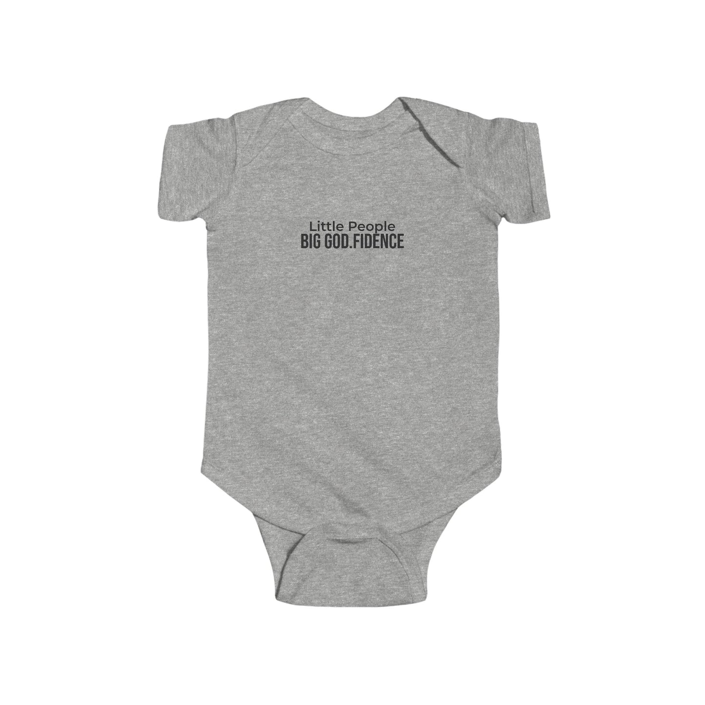 Infant Onesie — "Little People, BIG" GOD.FIDENCE™