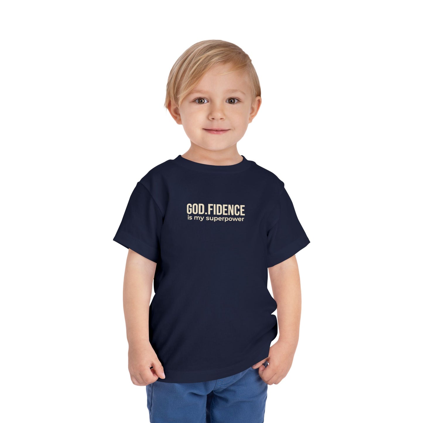 Toddlers Tee -"GOD.FIDENCE™ is my superpower"