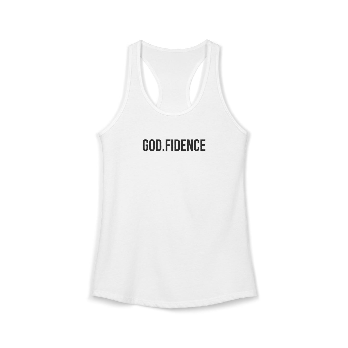 The GOD.FIDENCE™ Women's Ideal Racerback Tank