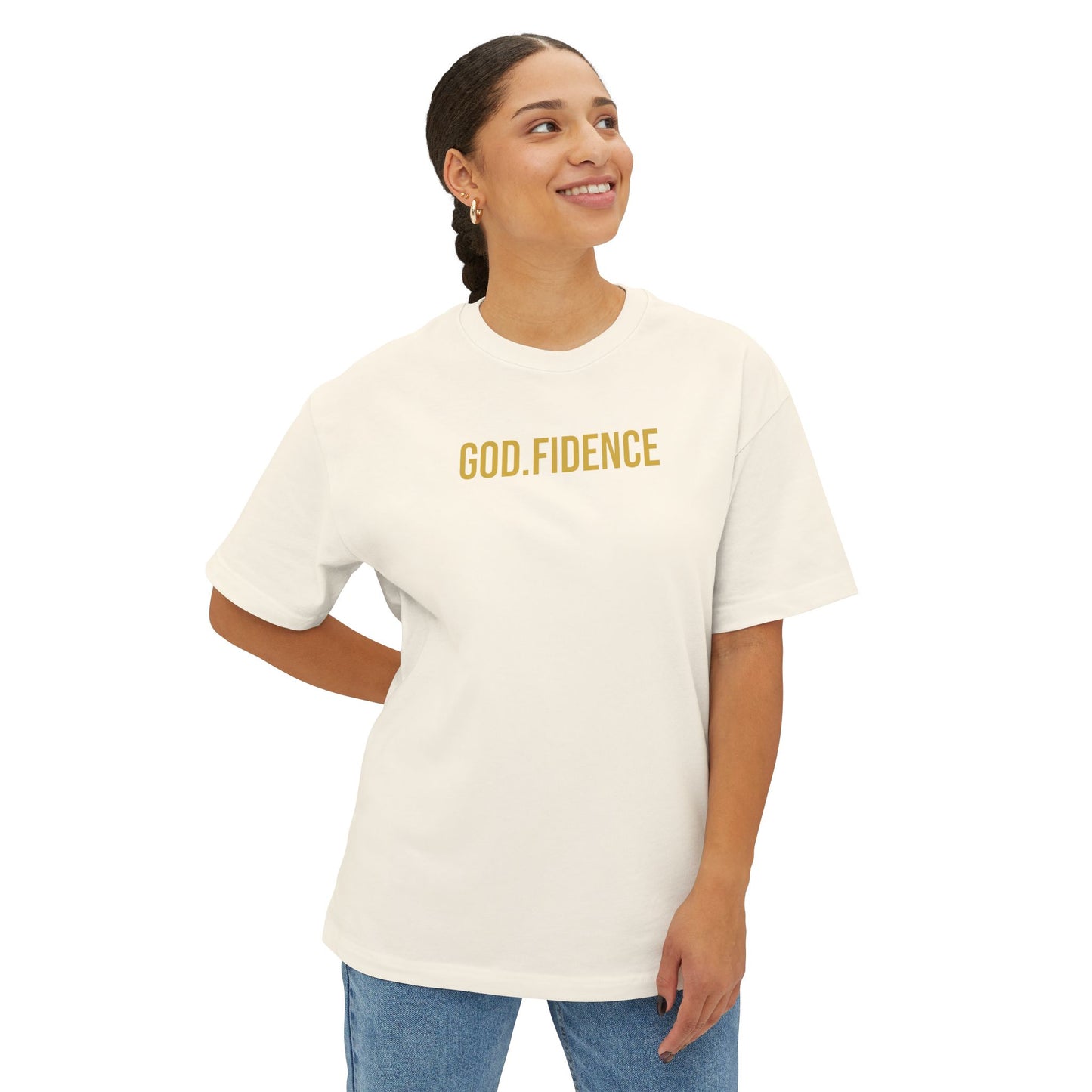 The GOD.FIDENCE Premium Heavyweight Unisex Tee