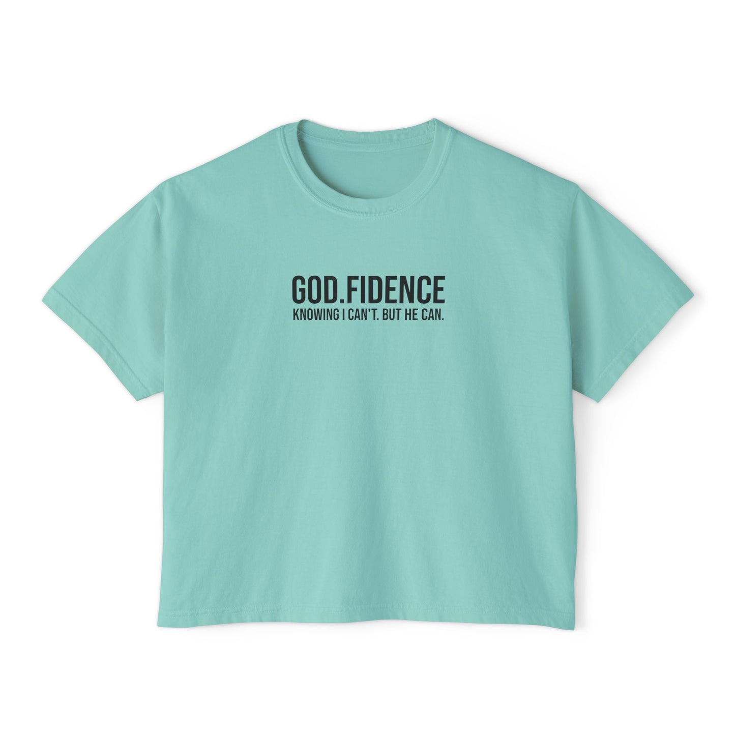 GOD.FIDENCE™ Women's Boxy Tee