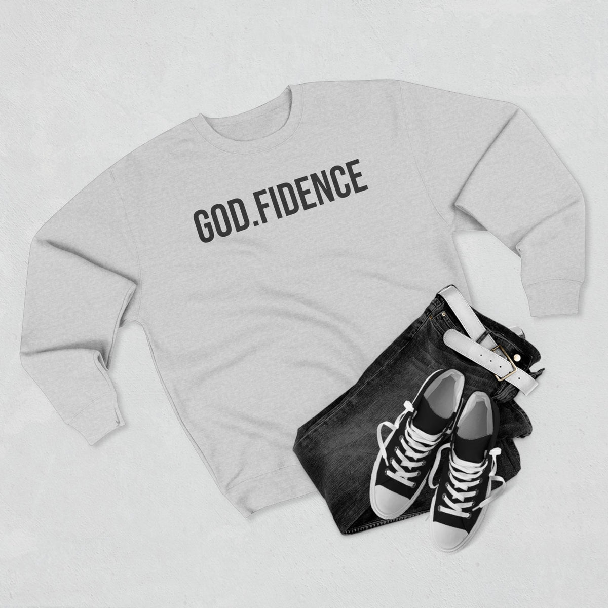 The GOD.FIDENCE™ Unisex Crewneck Sweatshirt
