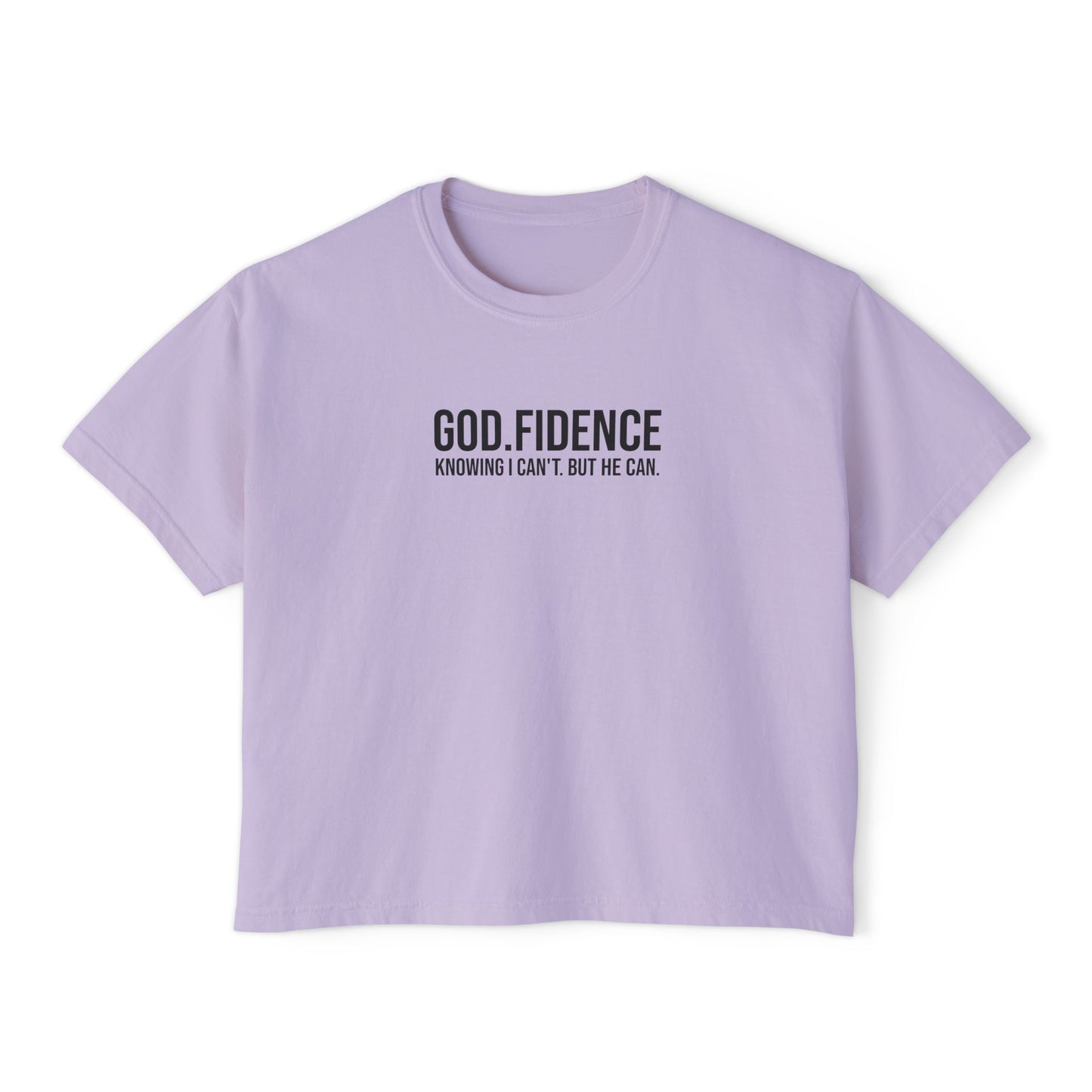 GOD.FIDENCE™ Women's Boxy Tee