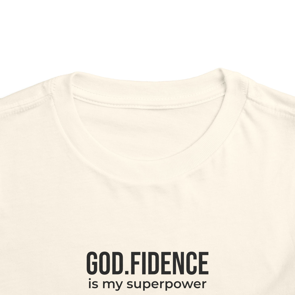 Toddlers Tee -"GOD.FIDENCE™ is my superpower"