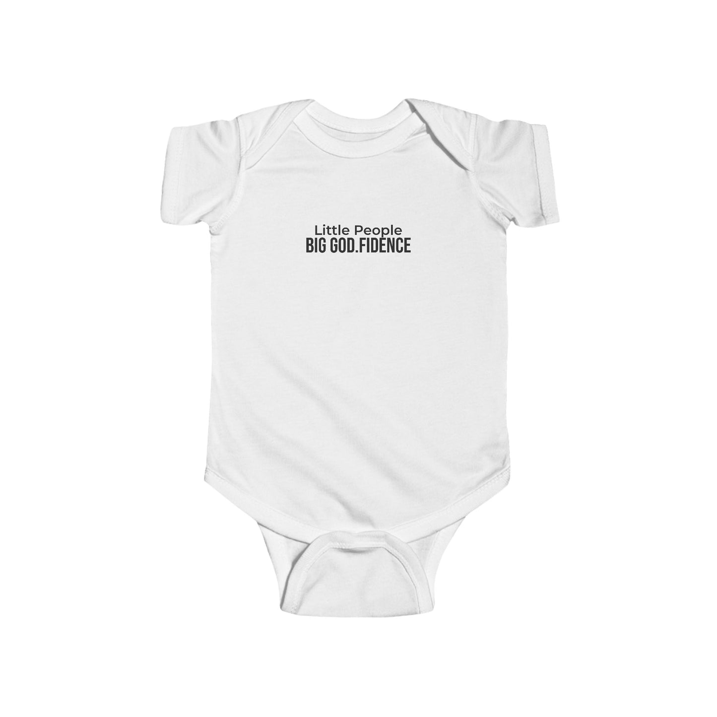 Infant Onesie — "Little People, BIG" GOD.FIDENCE™