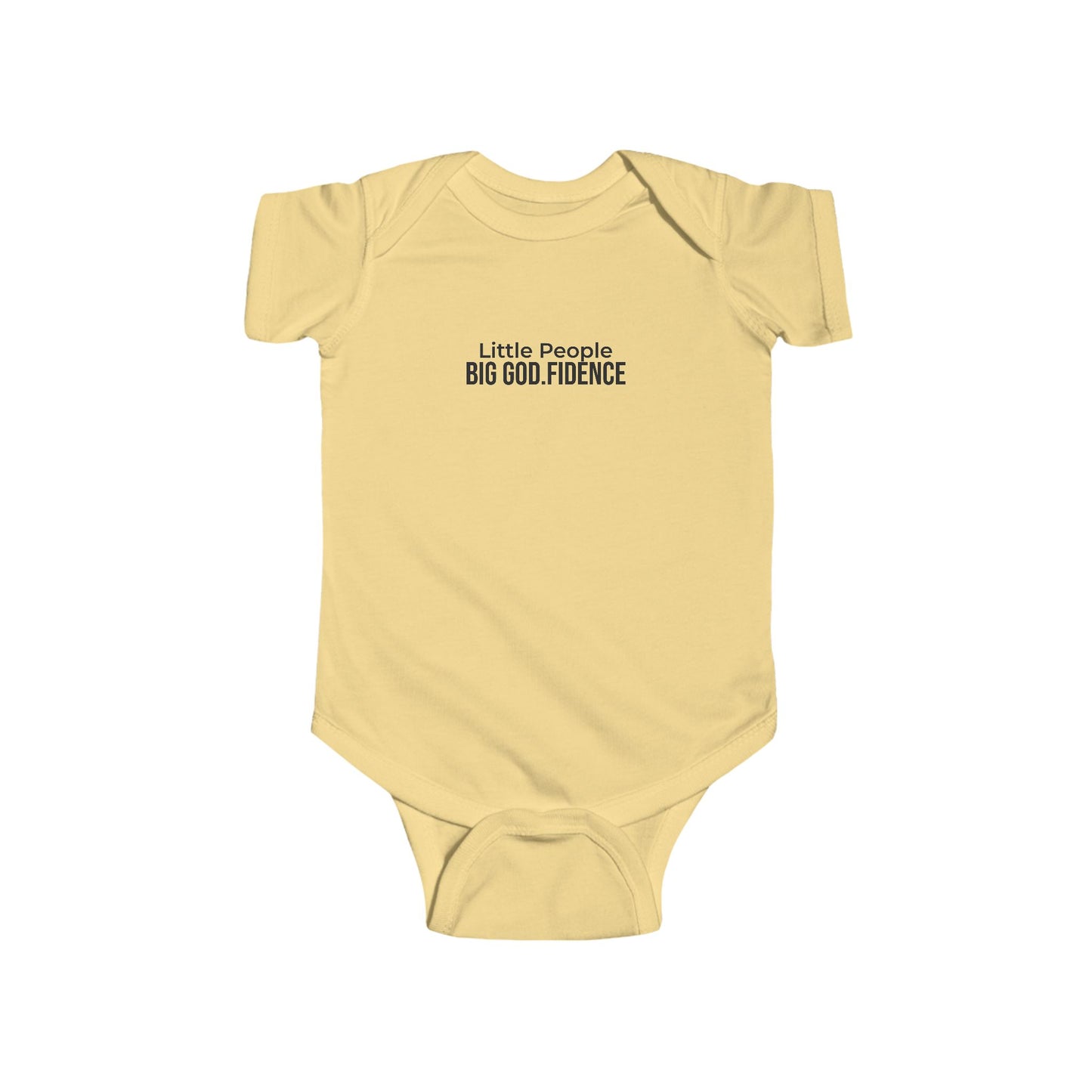 Infant Onesie — "Little People, BIG" GOD.FIDENCE™