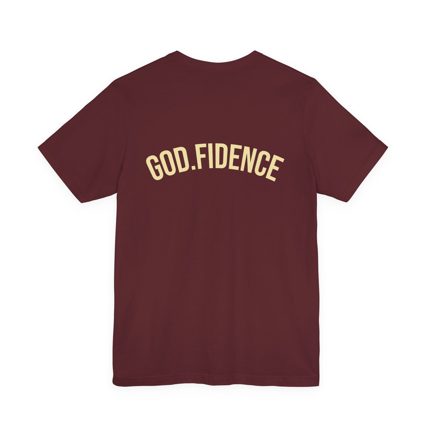 The GOD.FIDENCE™ Unisex Jersey Short Sleeve Tee