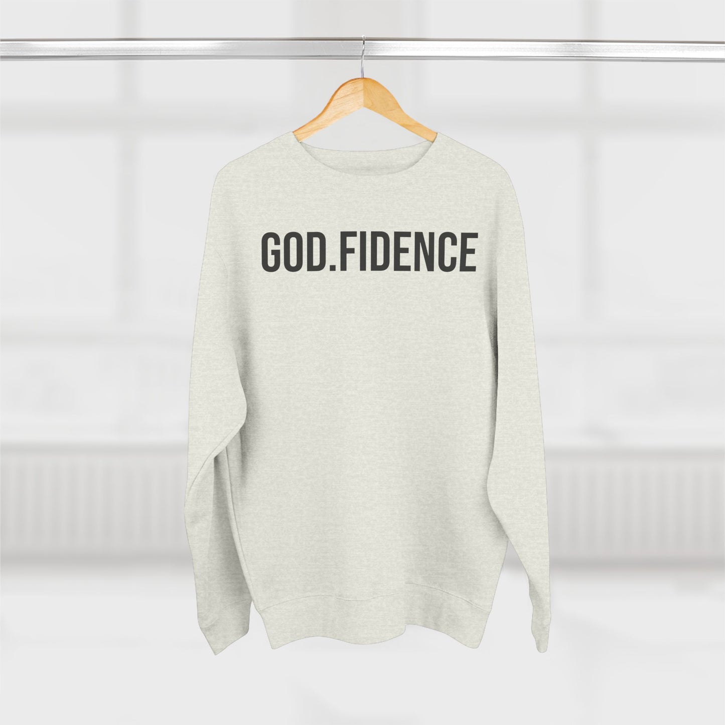 The GOD.FIDENCE™ Unisex Crewneck Sweatshirt