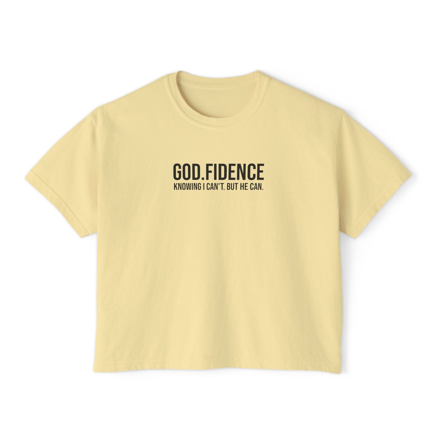 GOD.FIDENCE™ Women's Boxy Tee