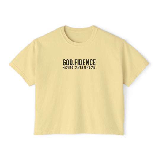 GOD.FIDENCE™ Women's Boxy Tee